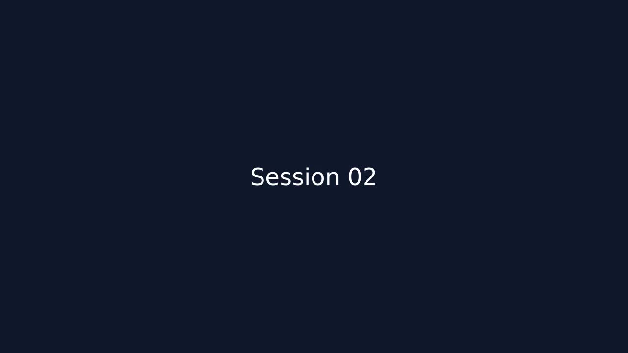 Session 02: Training Block 02 (2m)