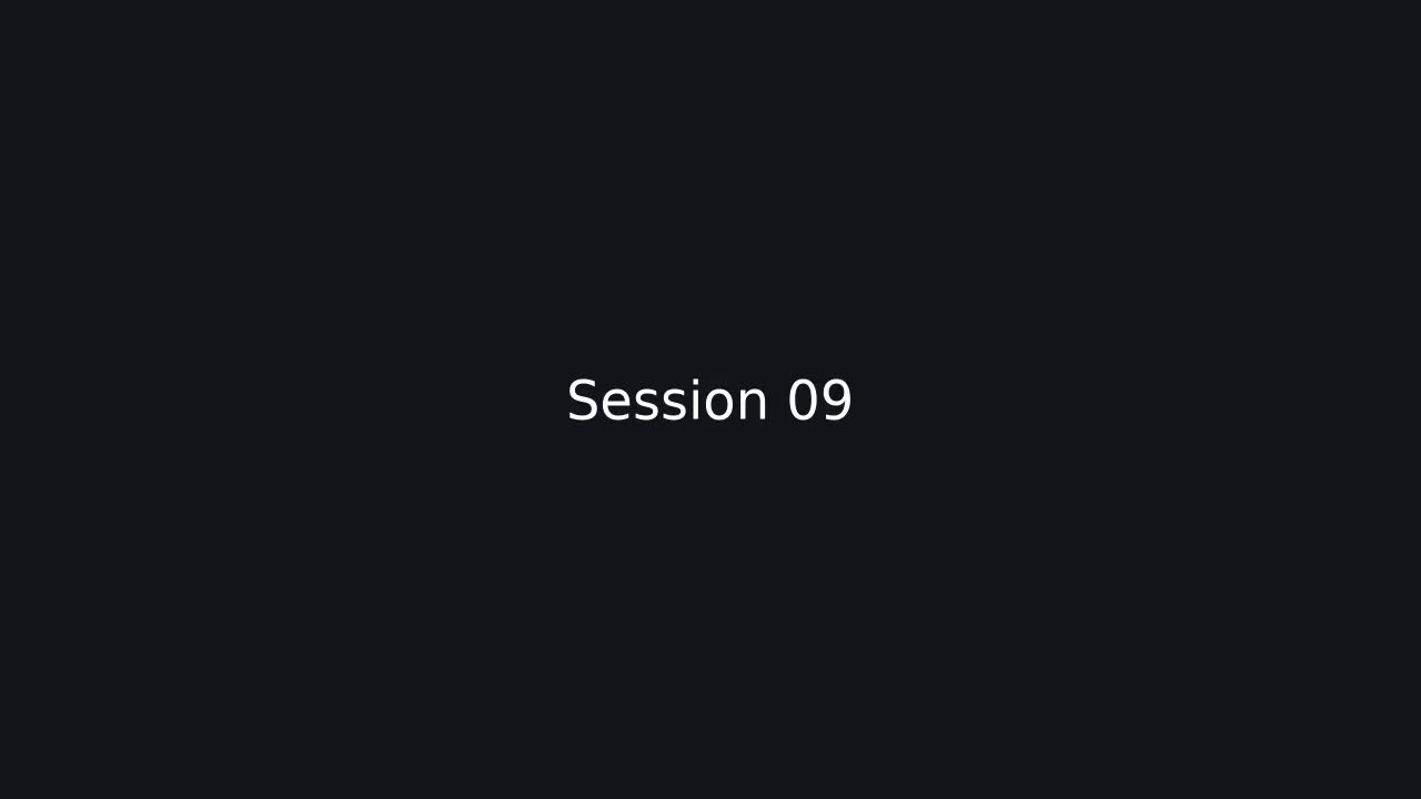 Session 09: Training Block 09 (2m)